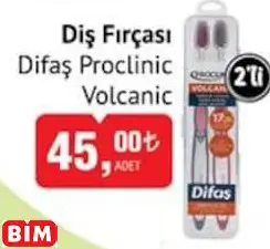 DİFAŞ PROCLİNİC VOLCANİC DİŞ FIRÇASI DİFAŞ PROCLİNİC VOLCANİC DİŞ FIRÇASI